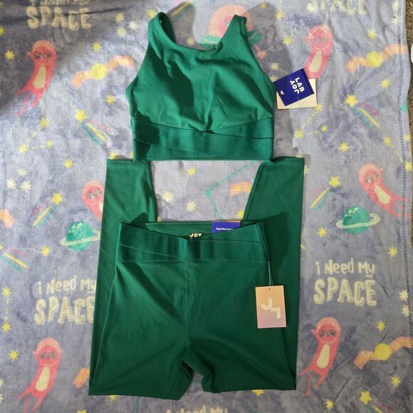 JoyLab Pants - Joy lab green workout set new with tag size extra small
